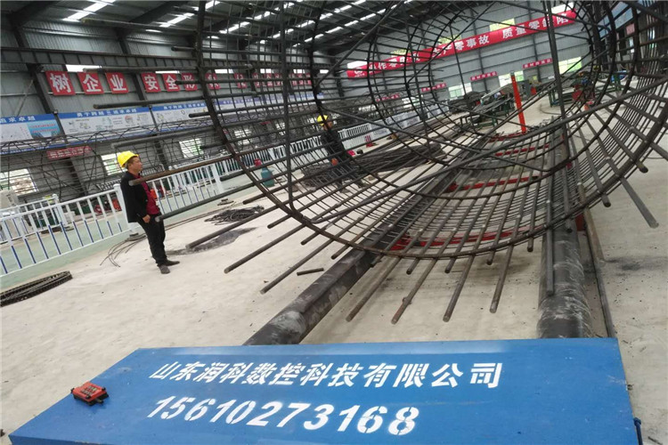 双筋钢筋笼滚笼机_润科数控科技